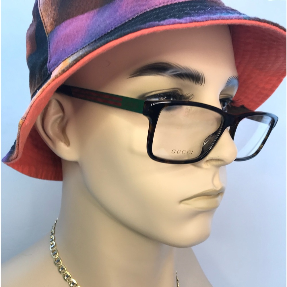 💯 - New Authentic Gucci Demo Square Men's Eyeglasses GG0692O 005 57.